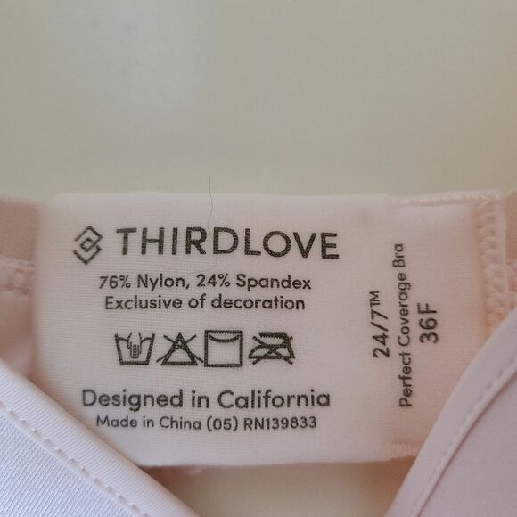 thirdlove 24/7 perfect coverage bra womens size 36F - Picture 4 of 5